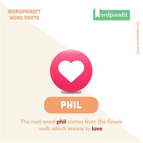 phil root meaning|Iba pa.